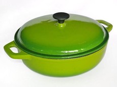 LK's - Round Casserole Dish - Green - 4L