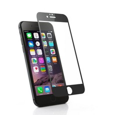 2D iPhone 6 Plus Full Cover Edge to Edge Glass Screen Protector - Black