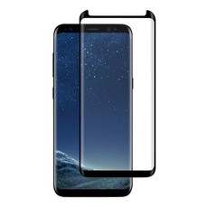 9H Tempered Glass 3D Curved Full Screen Protector Galaxy S8 - Clear