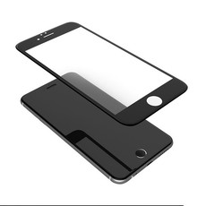 Glass Full Cover Screen Protector for iPhone 6 - Black