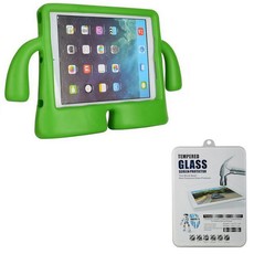 GoVogue Kids Shockproof iPad Protective Case & Screen Protector - Green
