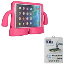 GoVogue Kids Shockproof iPad Protective Case & Screen Protector - Pink