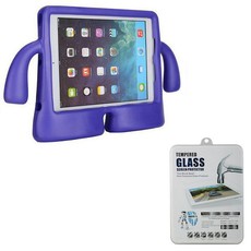 GoVogue Kids Shockproof iPad Protective Case & Screen Protector - Purple