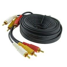 3 RCA/M To 3RCA/M Audio Video Cable