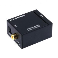 Digital to Analog Audio Converter Toslink & Coaxial IN RCA Out