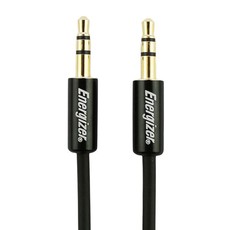Energizer 1.5m Jack Alu Audio Cable - Black