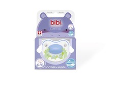 Bibi - 6-16m Silicone Soother - Play Ring - Blue