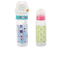 Bulk Pack x 2 Baby-Feeding Bottle Plastic 250ml