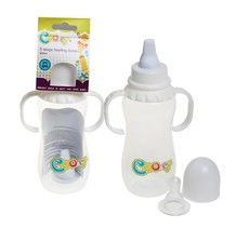 Bulk Pack x 6 Cooey Feeding-bottle Plastic 330ml Easy-Grip