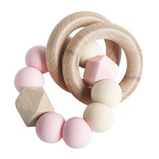 Chu Teether - Rattle Ring - Rose