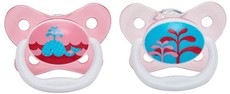 Dr.Brown's - 2-Pack Prevent Butterfly Shield Stage 1 Pacifier - Pink