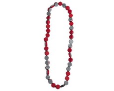 Jellystone Designs Sei-Side - Scarlet Red & Stormy Grey Marble