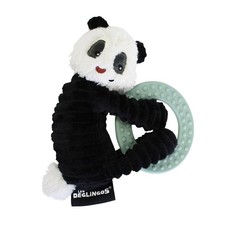 Les Deglingos Teething Ring Plush Panda