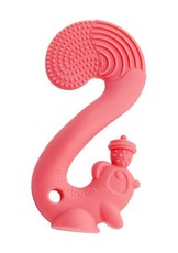 Mombella Squirrel Teether Toy - Red