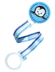 RazBaby keep-it-kleen Pacifier Holder with two (2) Raz-Berry Teethers Boys