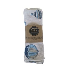 Cotton Collective Hot Air Balloon Muslin Swaddle