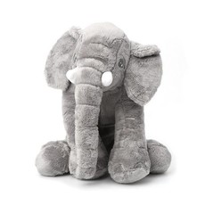 Elephant Stuffed Toy Soft Plush Animal Shape Pillow Toy
