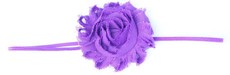 Fine Flower Headband - Purple