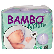 Bambo Nature Newborn 2-4kg 28's