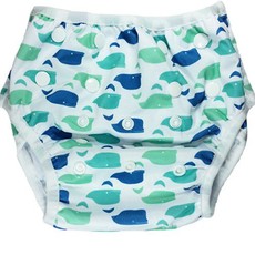 Bamboo Baby Swimming Nappy - Blue Whale