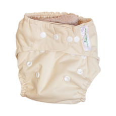 Mother Nature Cloth Nappy (All-In-Three) - Brown
