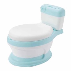Totland Baby-Toddler Training Potty with Cushioned Seat Ring - Blue