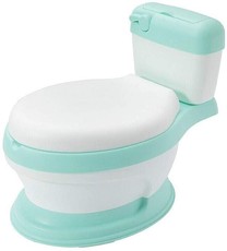 Totland Baby-Toddler Training Potty with Cushioned Seat Ring - Green