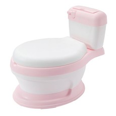 Totland Baby-Toddler Training Potty with Cushioned Seat Ring - Pink