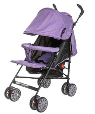 Essentials - Printed Baby Waves Stroller - Purple