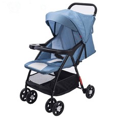 Lightweight Ultra Compact Stroller - Light Blue Denim