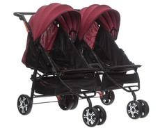 Nipper - Baby Movers Double-Cab Baby Stroller - Maroon