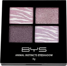 BYS Cosmetics 4 Palette Animal Instincts Eyeshadow Purples - 5g