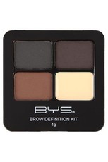 BYS Cosmetics Brow Definition Kit with Powder & Wax Pow Brows - 4g