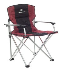 Campground Felix Folding Chair - Black/Maroon