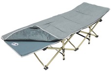 Camping Bed Grey Comfort Padded