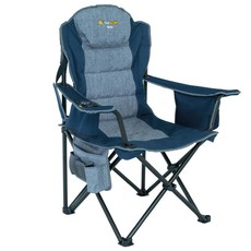 Oztrail Big Boy Arm Chair - Blue (220kg)