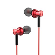 Orico Soundplus 3.5mm Metal Inear Headphones – Red