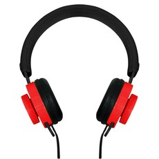Rocka Switch Series Aux Headphones - Black/Red