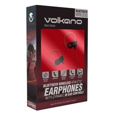 Volkano Race Series Bluetooth Earphones - Black & Red