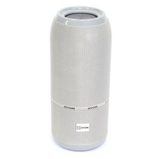 Atom Fabric Design Portable Bluetooth Tube Speaker - Grey