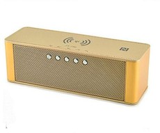 Bluetooth Speaker & Wireless charger JY-28Qi -Gold