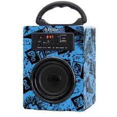 Polaroid Punk Bluetooth Speaker - Black & Blue