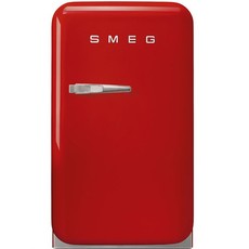 Smeg 40cm Fiery Red Retro Mini-Cooler (Right Hinge) - FAB5RRD