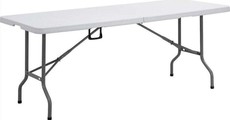 Bushtec 6ft HDPE Table - White