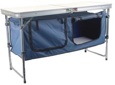 Camping Aluminium Folding Table with Cupboard