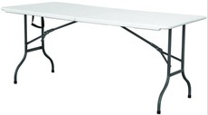 Indoor/Outdoor Multi-Use Moulded Folding Table