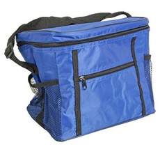 Cooler Bag With Straps - Blue & Nylon