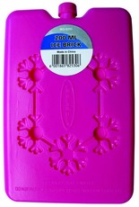 Leisure-quip - Non Toxic Flat Easy Pack Ice Brick - Pink - 200ml