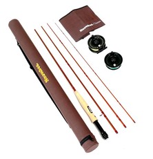 Snowbee Classic Fly Fishing Rod & Reel Combo 2.74m / 9 Foot & 12 Piece Fly Set