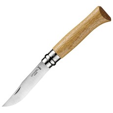 Opinel No 8 Stainless Steel Knife - Oak Handle